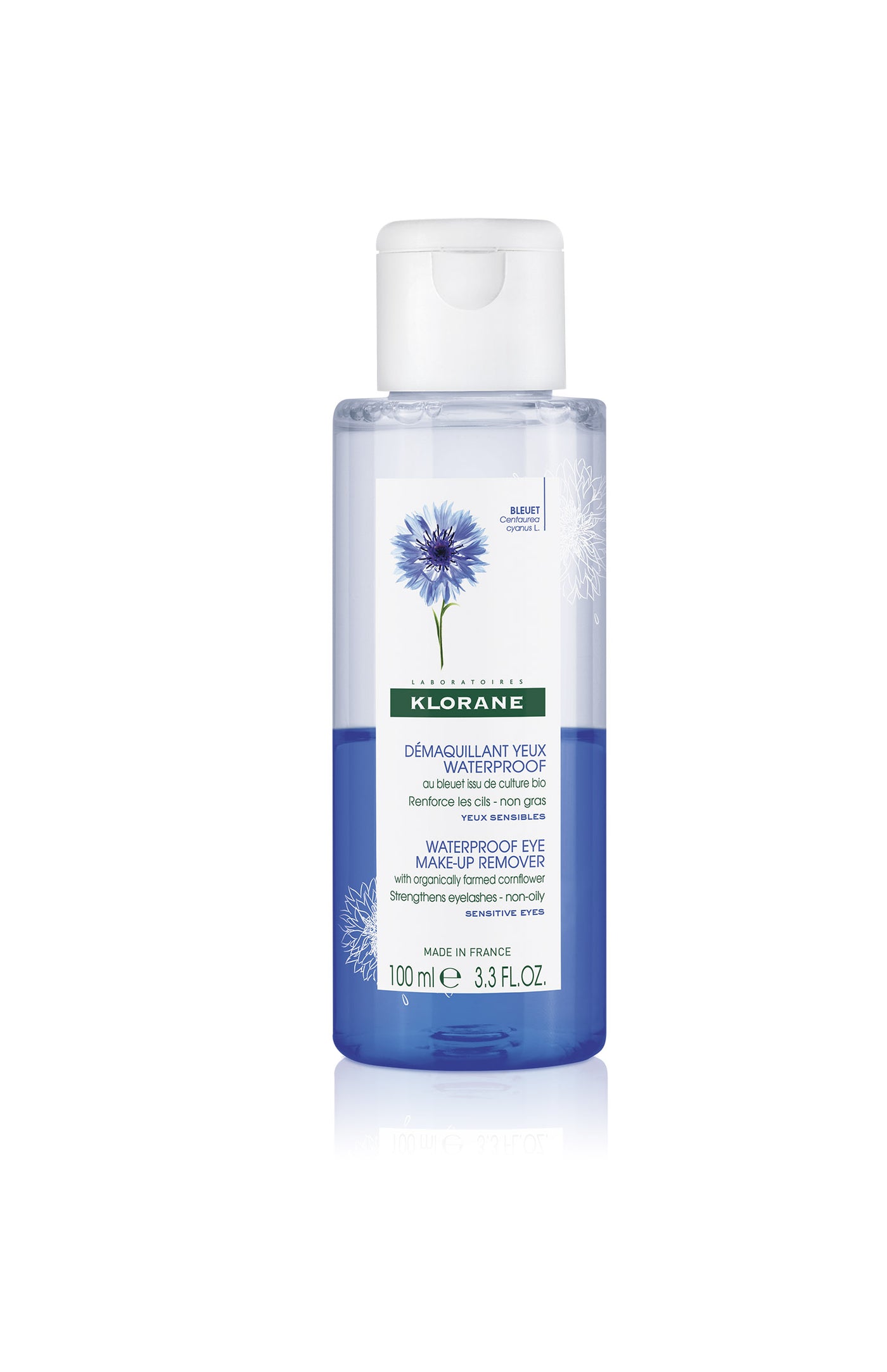 Klorane Gamme Bleuet Demaquillant Yeux Waterproof 100Ml