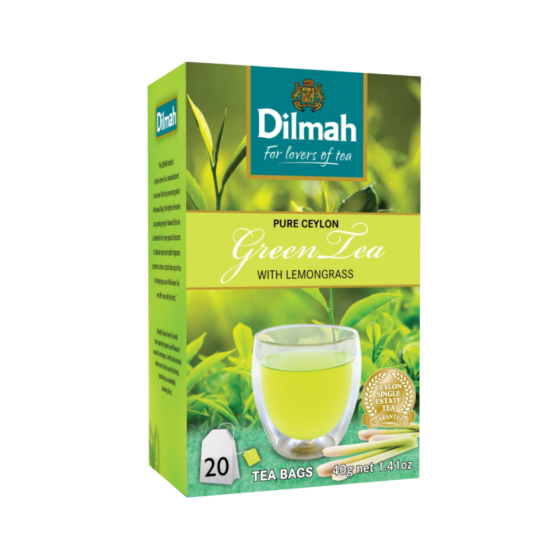 Dilmah Ceylon Green Tea Lemon Grass 20Bags