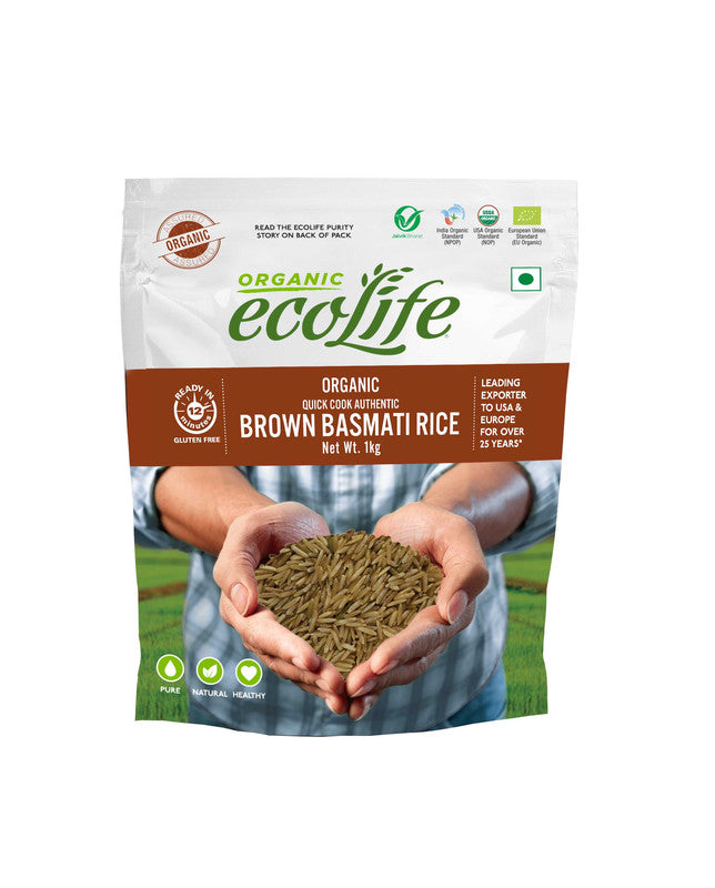 Ecolife Organic Fast cooking Brown Rice 1kg