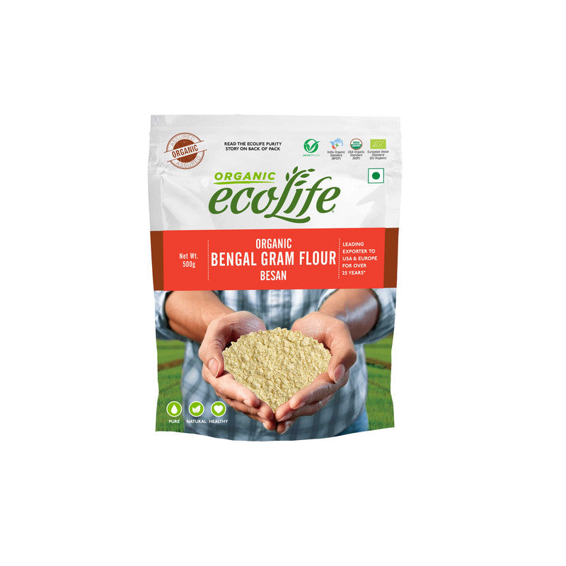 Ecolife Organic Bengal Gram Flour 500g