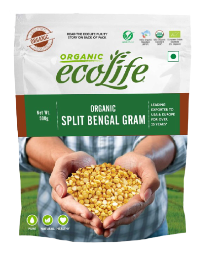 Ecolife Organic Split Bengal Gram 500g