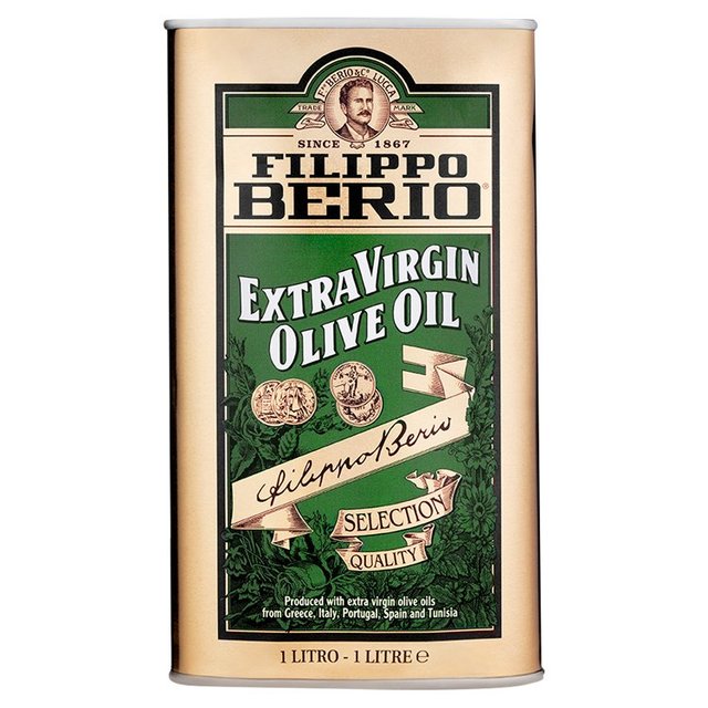 Filippo Berio Extra Virgin Olive Oil Tin 1L
