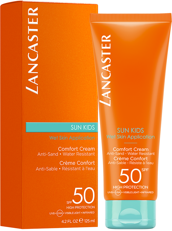 Lancaster Kids SPF 50 - Comfort Cream Wet Skin 125Ml