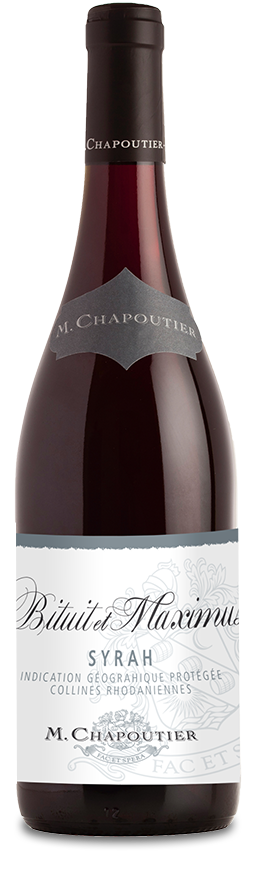 M. Chapoutier Bituit et Maximus Syrah IGP Collines Rhodaniennes