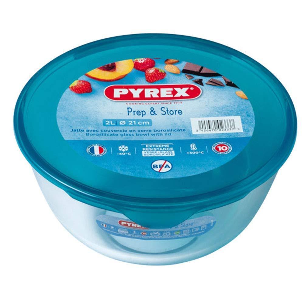 Pyrex Prep and Store Mixing Bowl 2L With Lid 21 cm 2L