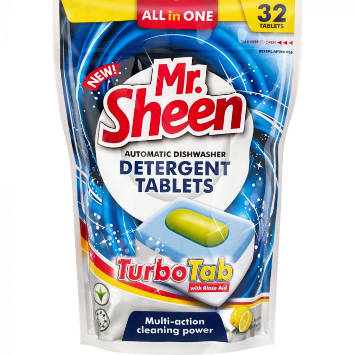 Mr Sheen Dishwasher Tablets - 32 tablets