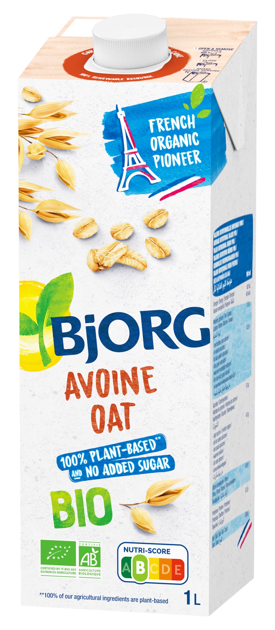 Bjorg Boisson Avoine Calcium 1L