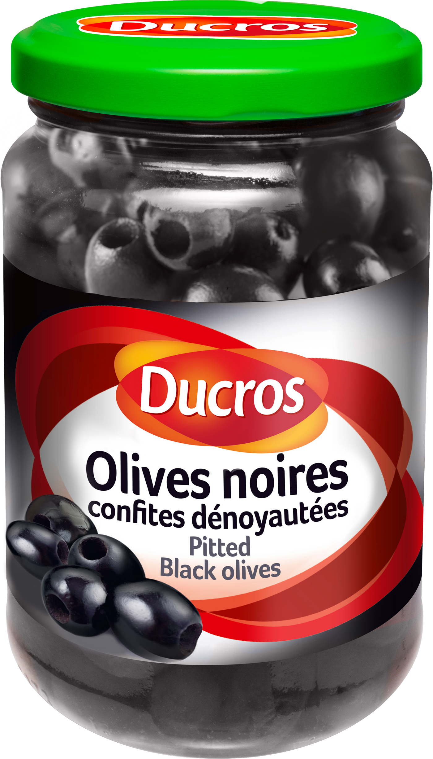Ducros Olives Noires Dénoyautées 37cl