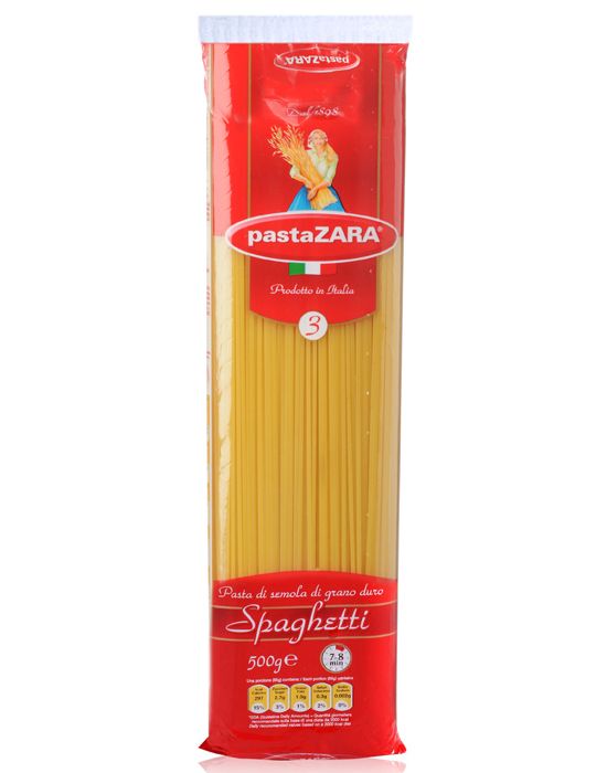 Pasta Zara Spaghetti no3 500g
