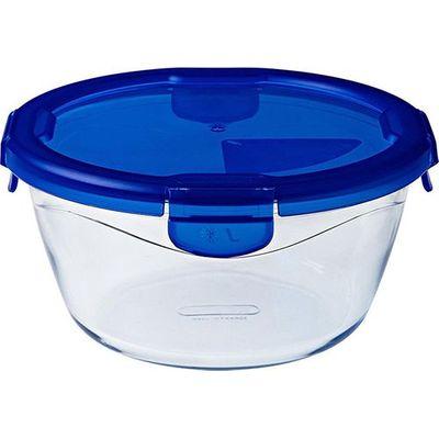 Pyrex Cook and Go Small Round Dish 15cm with Plastic Lid 700ml