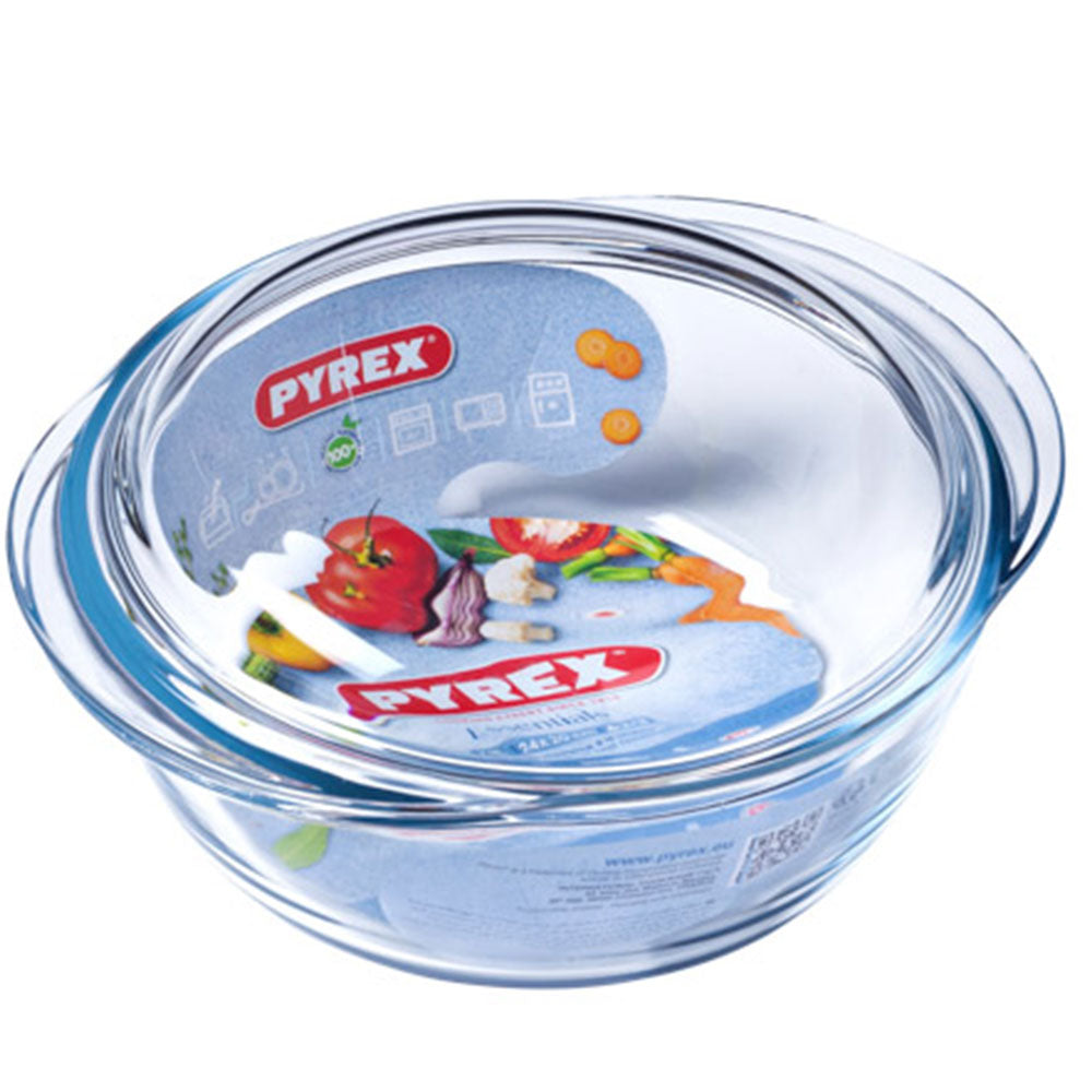 Pyrex Sizes Circular Pyrex Round Casserole 2.2L + 0.8L Sleeve – Scott Home Delivery