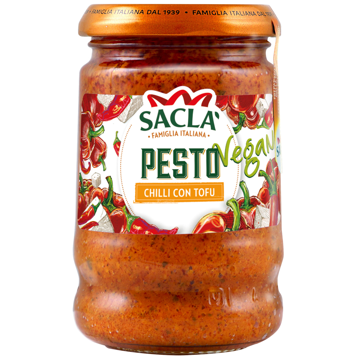 Sacla Vegan Chili Pesto 190g