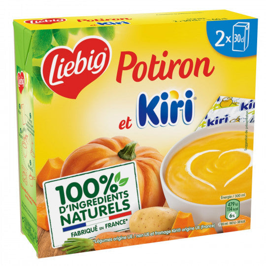 Liebig Potiron Et Kiri 2x30cl