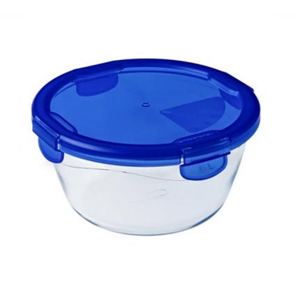 Pyrex Cook and Go Med Round Dish 19cm with Plastic lid