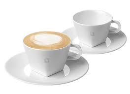 Nespresso Pure Cappuccino Cups & Saucers