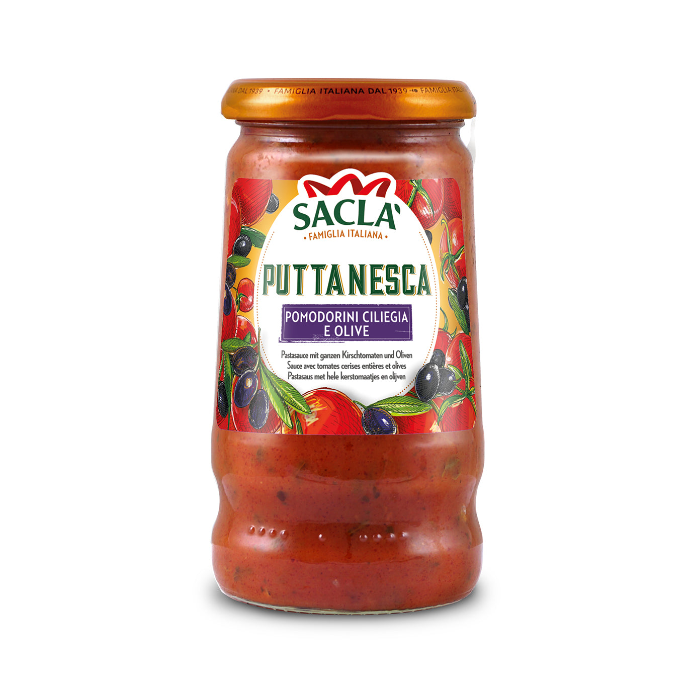 Sacla P.Sauce Puttanesca 350g