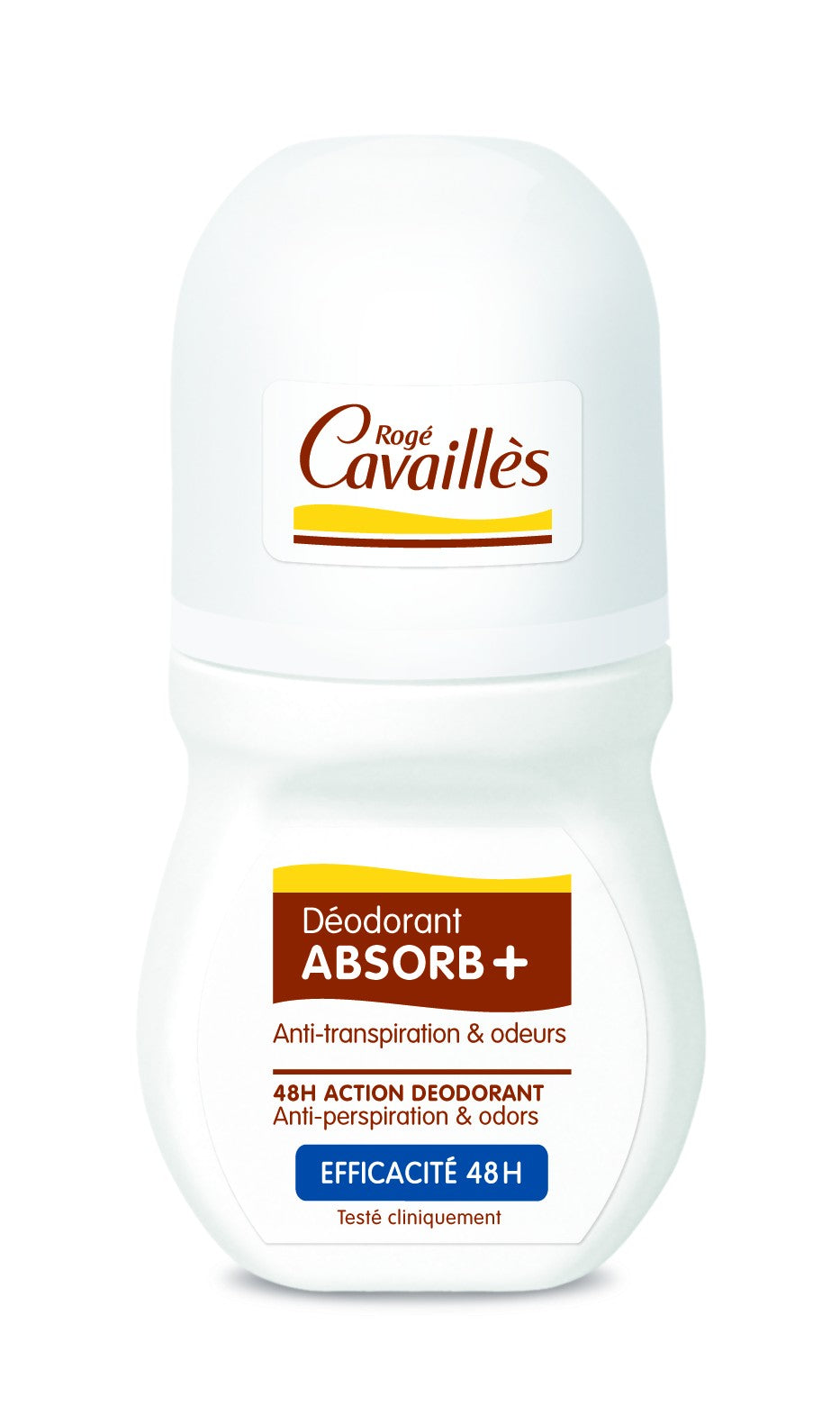 Rogé Cavaillès - Déodorant Absorb+ Roll-On Efficacité 48H - 50Ml