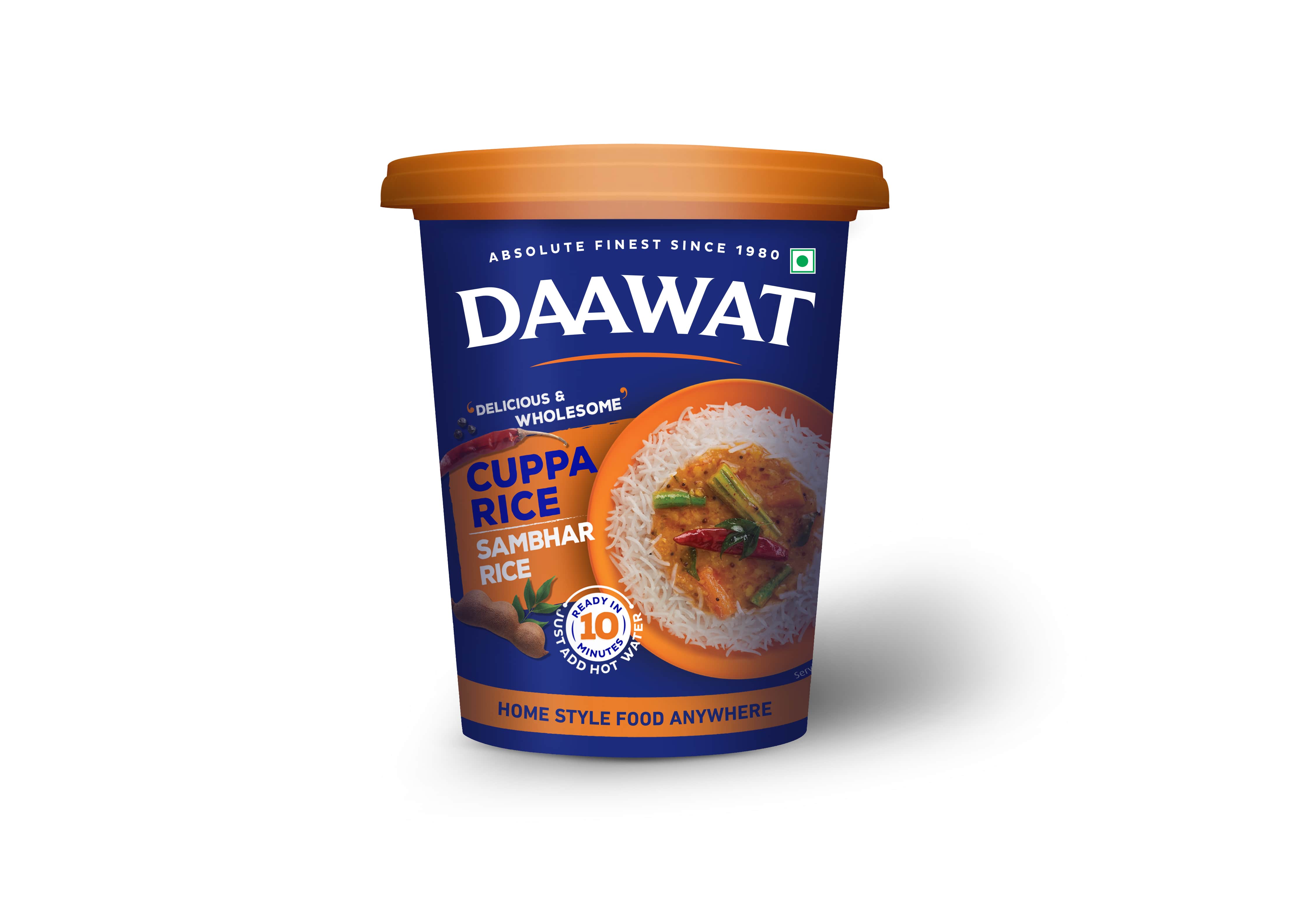 Daawat Cuppa Sambhar Rice 86g – Scott Home Delivery