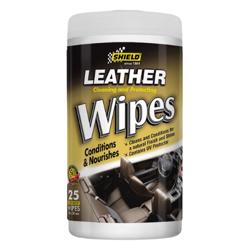 Shield Leather Care Wipes (25 pieces)