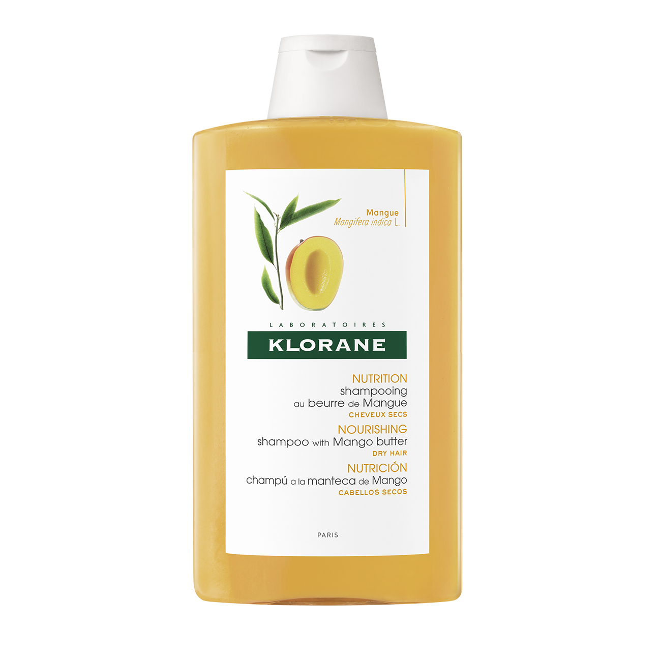 Klorane Shampooing Cheveux Secs Beurre De Mangue - 400Ml