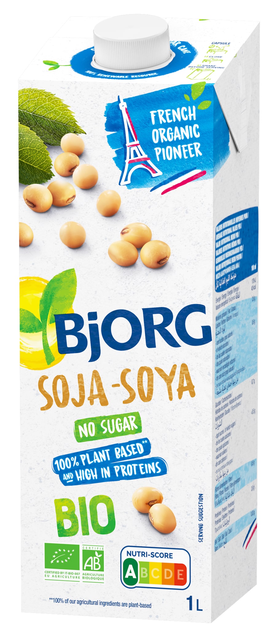 Bjorg Boisson Soja Nature 1L