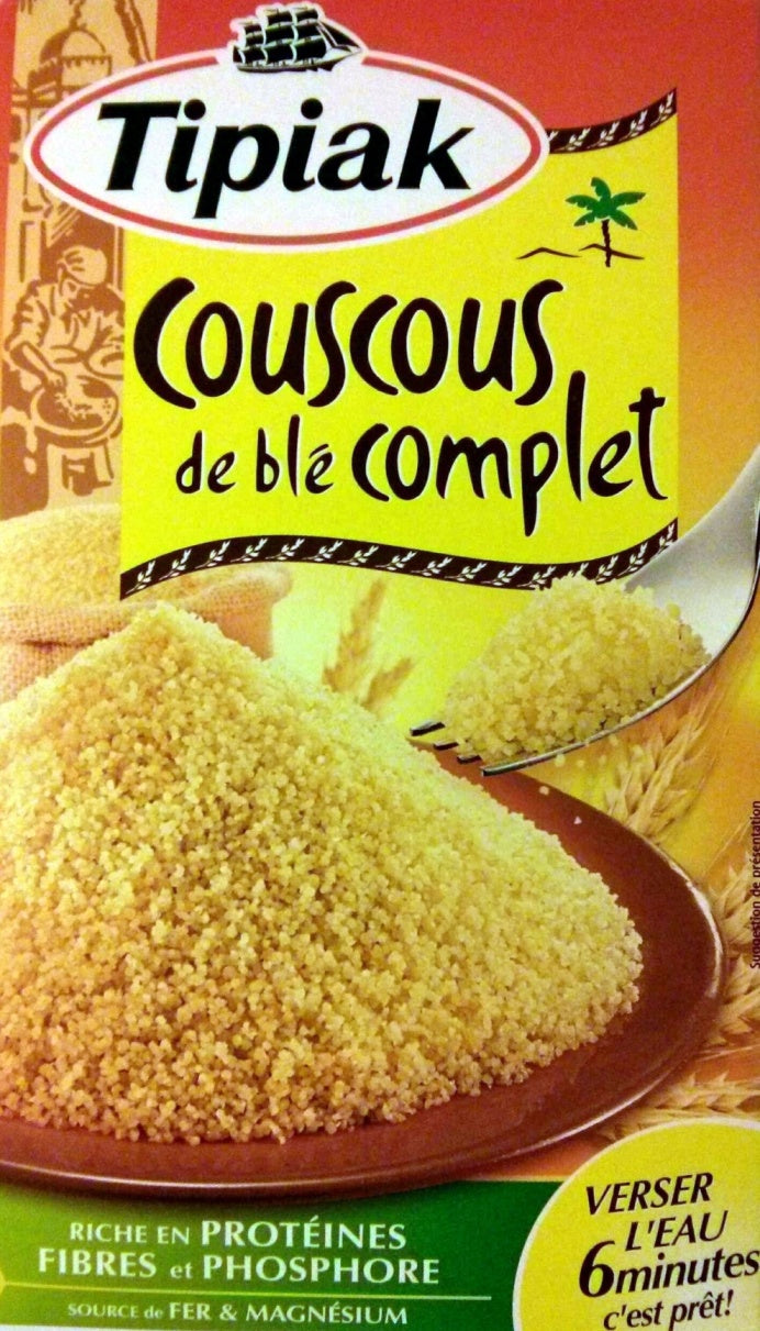 TIPIAK COUSCOUS DE BLE COMPLET 500G