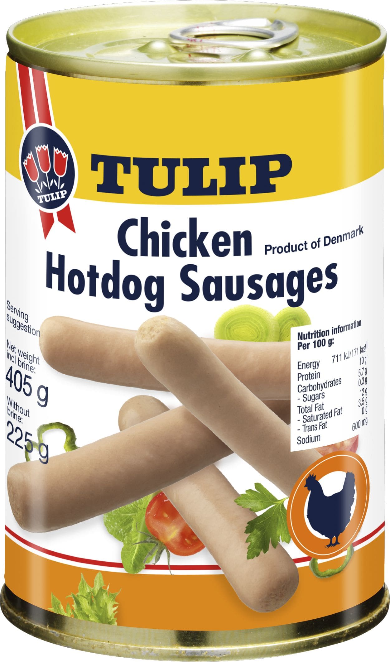 Tulip 081 Chicken Hot Dog 200g