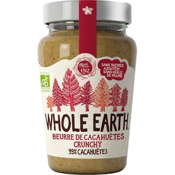 Whole Earth Beurre de Cacahuète Crunchy 340g