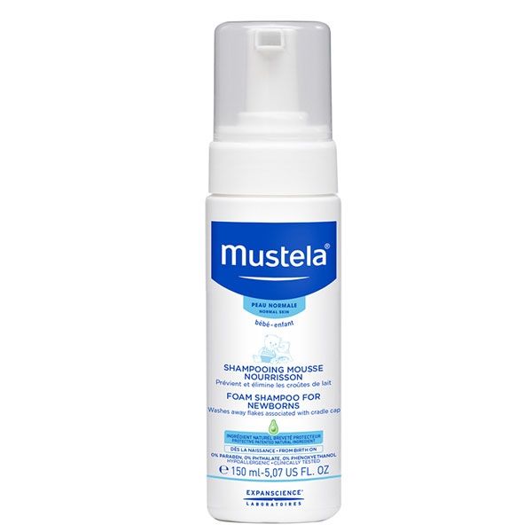 Mustela Foam Shampoo For Newborns 150Ml