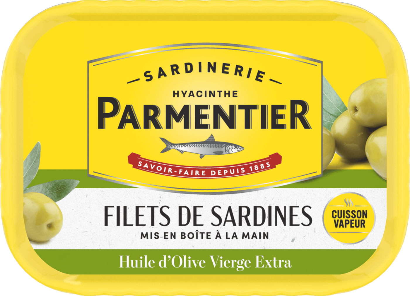 Parmentier Filet Huile d'Olive Extra Vierge Cuisson Vapeur 135g