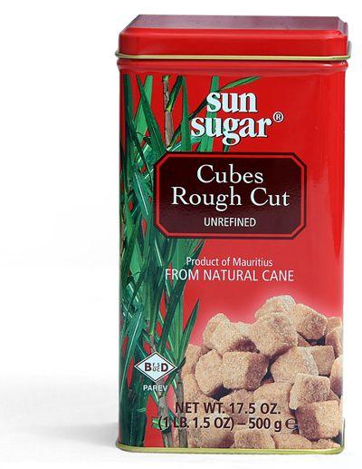 Sun Sugar Raw Cube Tin 500g