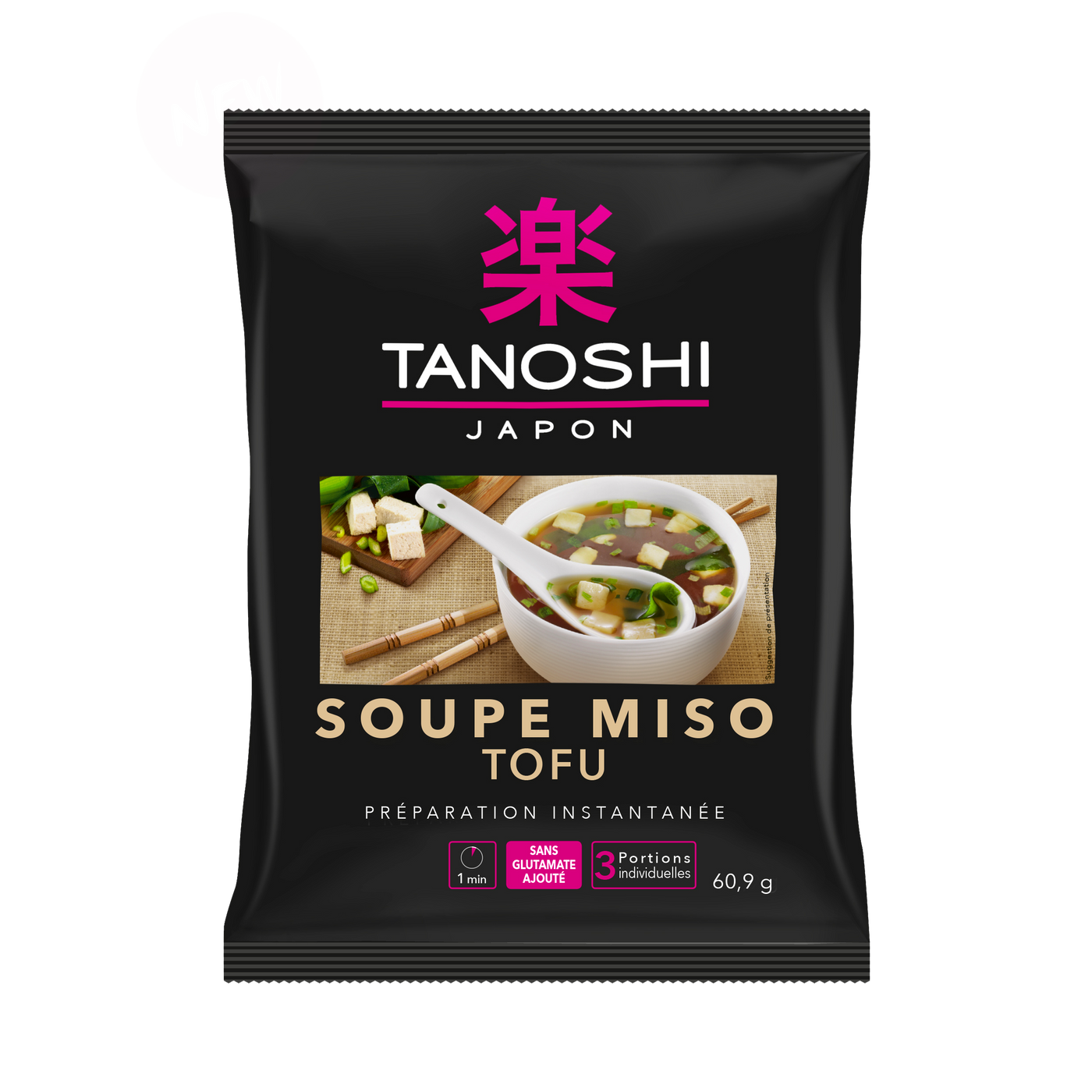 Tanoshi Soupe Miso Tofu 61g