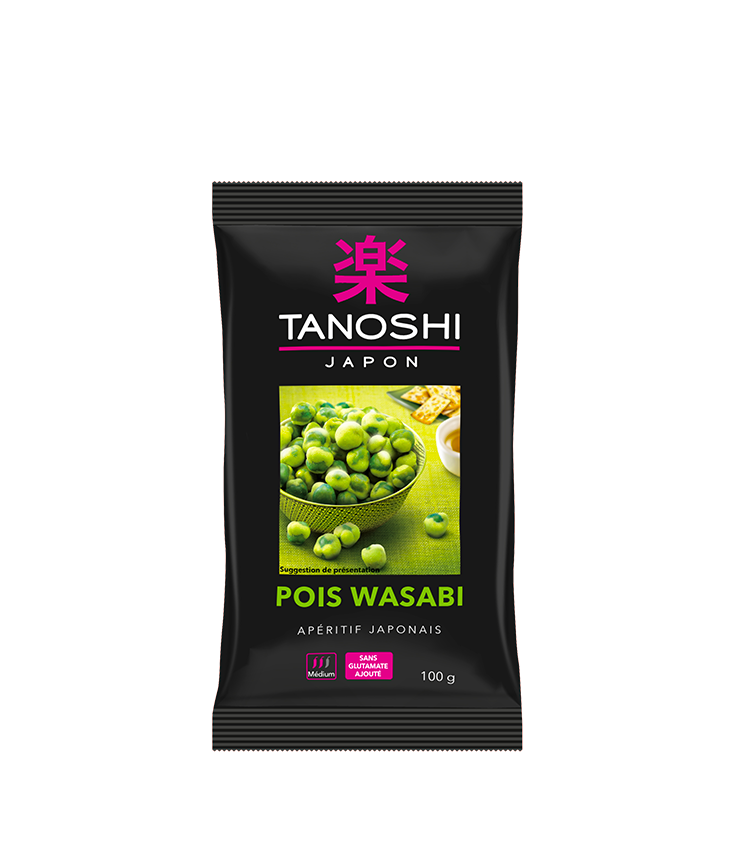 Tanoshi Snack Pois Wasabi 100g