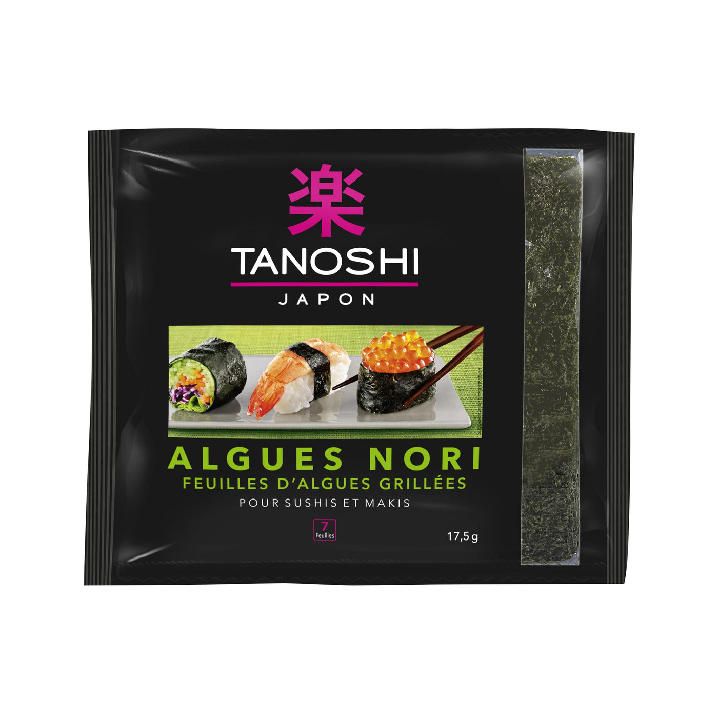Tanoshi Sushi concept Algues Nori 17.5g