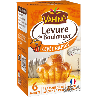 Vahiné Levure Boulangere Levée Rapide 6x7g